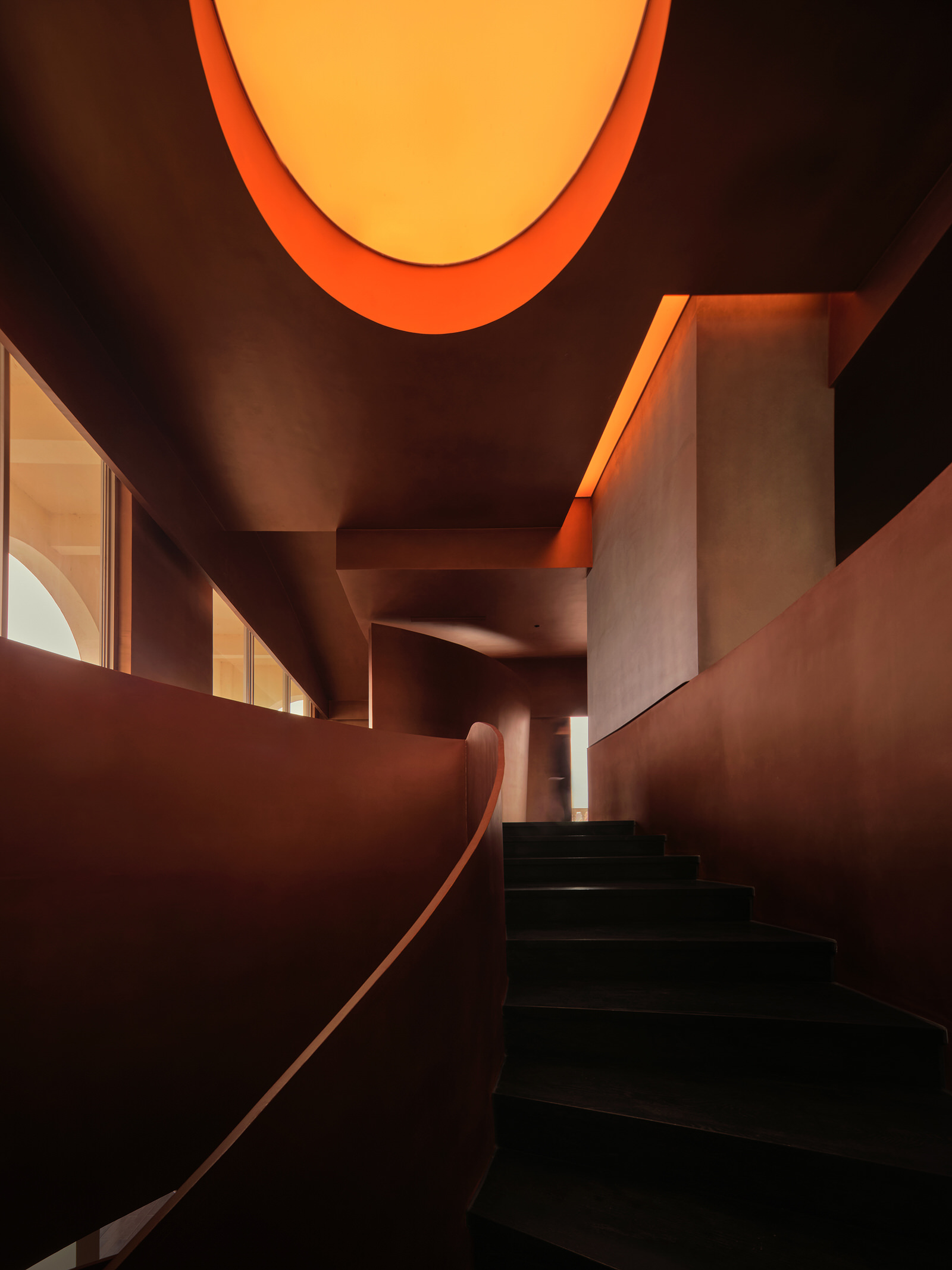 Ad Architecture Black Diamond French Restaurant Nanchong City Bronze Interior Yellowtrace 16