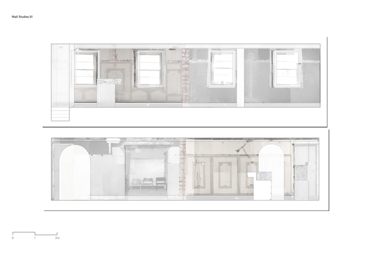Kosloff Architecture Gatwick Private Hotel Wall Study Test Yellowtrace 20