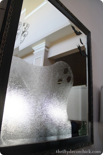 contact paper ghost on mirror