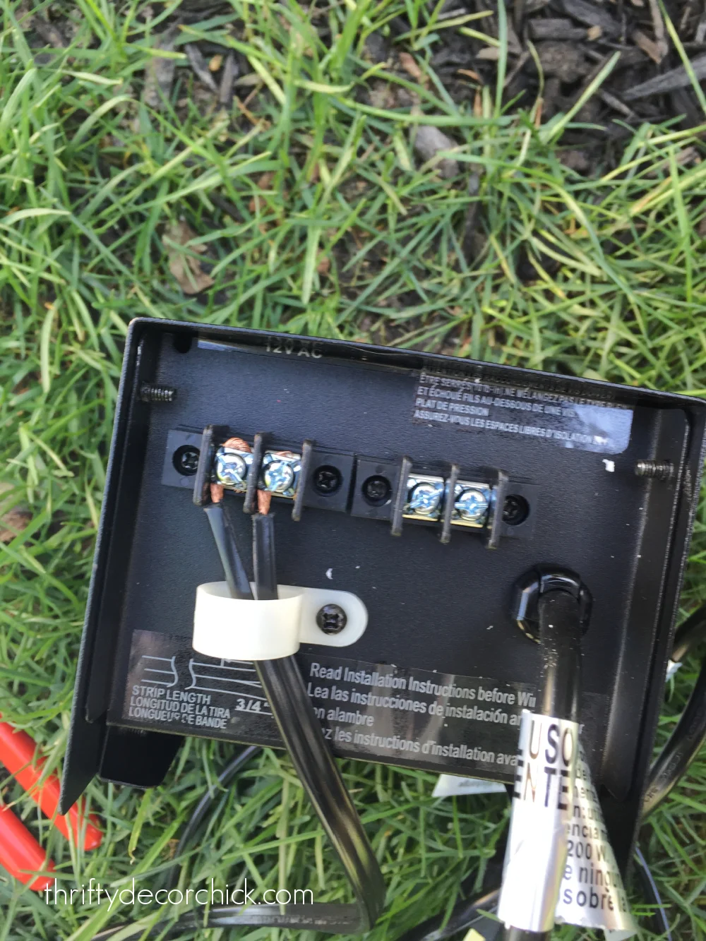 wiring landscape lights to power pack